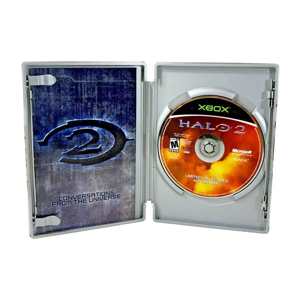 Halo 2 Limited Collector’s Edition Microsoft Xbox Vintage Steel Case Complete